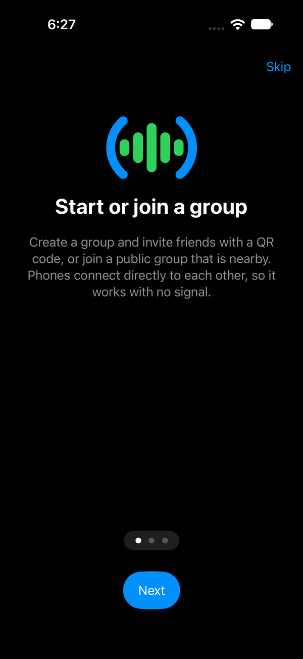 Start or join a group