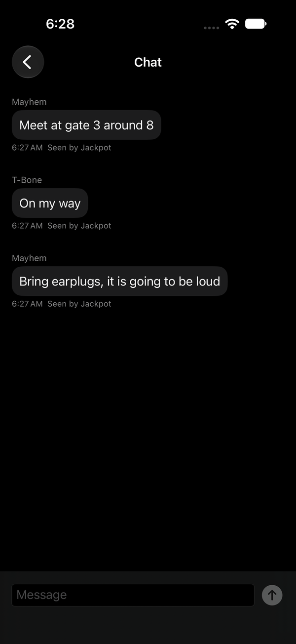 Text chat